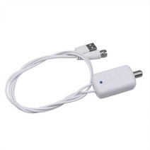 중계기새로운 디지털 TV 신호 증폭기 부스터 고화질 채널 25dB 저소음 HDTV 지상파 높이 수신, 01 White