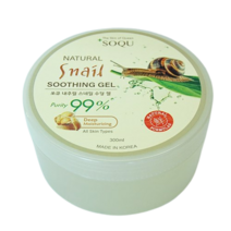 내추럴 스네일 수딩 젤 99% 300ml 달팽이 진정겔 달팽이점액 탄력로션, 1개