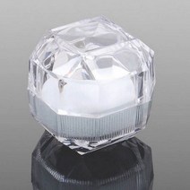 [2set] 마징가케이스 마징가 레고 피규어 진열장 케이스 20 개/몫 보석 상자 크리스탈 아크릴 휴대용 투명, 01 white