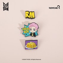 타이니탄 TinyTAN Butter 러버 핀 뱃지 브로치, RM