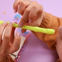 특이한볼펜 핵인싸템 리코더 피리 볼펜 특이한 선물용 판촉펜, 화이트