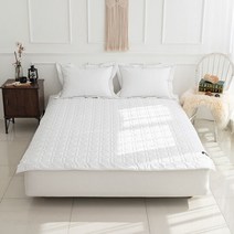 이솔홈 비앙카 고밀도 순면 카페트 침대패드 Q