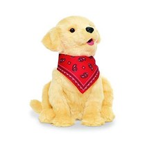 로봇 강아지 움직이는 애완동물 치매 노인 반려견 인형, 강아지 Golden Pup