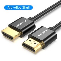 HDMI 케이블 4K 3D 울트라 HD 2.0 Xbox PS45 PC 모니터 용 슬림 닌텐도 스위치 프로젝터 HDTV, [01] PVC Shell, [06] 1m