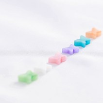 가배리본 8mm 조개껍질 나비장식 악세사리 재료, 옐로우