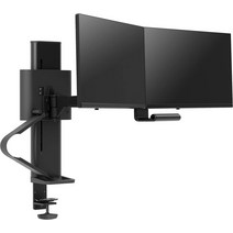 Ergotron 어고트론 모니터암 거치대 받침대 45-630-224 블랙 2.9 - 9.8 kg VESA 규격, 3. 듀얼 매트 블랙, 1개