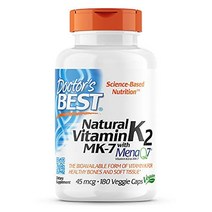 닥터스 베스트 닥터스 베스트 천연 비타민 K2 MK7 뼈 건강 및 연조직 탄력 180 CT