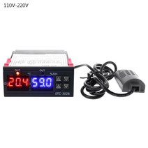 디지털 온도 및 습도 컨트롤러 온도 조절기 및 Humidistat Duble Display AC 110V 220V 10A