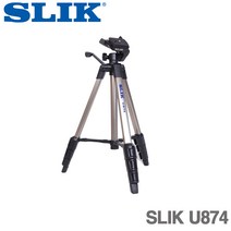슬릭 초경량 카메라 비디오 3WAY 4단 삼각대, U874