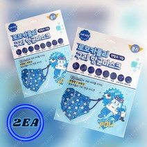 로보카폴리 구리 항균 마스크(폴리)2EA편발수국산, 2개