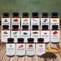 건강관리 면역력 건강환 16종 보스웰리아 천년초 침향 타트체리, 로즈힙허브