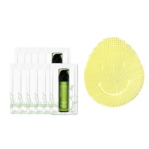 맥스클리닉 히알루론 오일폼 여행용KIT(55g 반병용량 5gx11매)+실리콘브러시 1개, 히알루론11 매실리콘브러시 1개