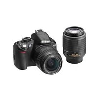 니콘 DSLR카메라 Nikon D3100 13284 14.2MP 디지털 SLR 카메라 광학 3 배 줌 포함 블랙 116128