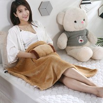 AMZ USB 다기능 손난로와 무릎담요, 퍼플