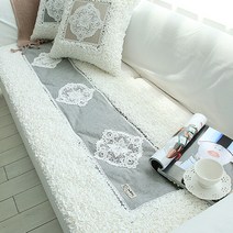 퓨어레이스 면 쇼파패드 60×175 - 2color, 그레이, 60×175(3인)/그레이