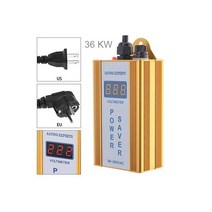 전기절감기 전기 절전기 절약기 36KW 스마트 역률 에너지 절약 90-240V 박스 장치 요금 킬러 최대 35% EU/UK 플러그 포함, Eu 플러그_노란색