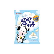 롯데웰푸드 [캔디]말랑카우 밀크 아이간식 군것질 158g, 30개