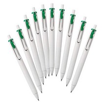 MITSUBISHI Pencil Mitsubishi 연필 젤 볼펜 Uniball One 0.38 Green 10 Hako UMNS38.6, 1개, 상품명참조