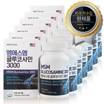 엠에스엠 글루코사민3000 1800mg x 60정, 12개