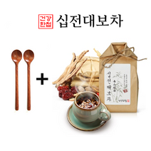 건강한첩 십전대보차 + 티스푼2P 한방차 재료 건강차 전통차, 105g, 1개