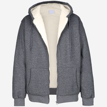 [오버나인] 남자 후리스 보아털 후드집업 점퍼