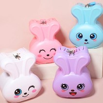 모조리닷컴 토끼저금통 행복 저금통 토끼캐릭터 미니 어린이 장난감 금고, Blue Rabbit