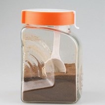 대 1750ml 레드 1EA 분쇄원두보관 원두보관통 커피 밀폐용기 유리공병
