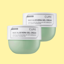 김정문알로에 겔크림 알로에베라 프리미엄 고보습 큐어 맥시 250ml 1+1, 알로에베라 겔크림 250ml 2개