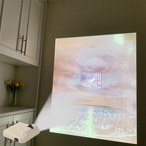 포토존 Ins 풍경 프로젝션 램프 생일 파티 배경 벽 사진 소품 바다 구름 조명 룸 장식, 09 B4 set