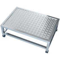 스텐 계단 1단 안전 발판 공장 디딤대 사다리 60cm, 길이 50 너비 50 높이20cm 플러스 빔