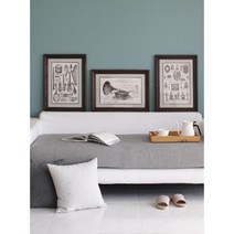 빈티지 인테리어소품 일러스트 벽장식액자 엑자 세우는액자 스탠드 안방꾸미기 집들이, 세로형-악기 (984-BT)