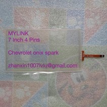 카플레이 차량용 모니터 Chevrolet Aveo Cruz Onix Sonic Prism Spark Trax 20122016 용 새로운 7 인치 4 핀 터치 스크린 MYLINK 자, HD