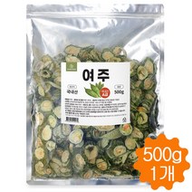 국산 건여주 건조여주 500g 국내산 말린여주 여주차 여주 열매 말린것, 1개