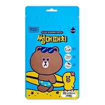 브라운 썸머패치 24매입 모기패치 모기스티커 퇴치 기피제 밴드, 1개