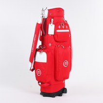 마루망 아가일 여성 바퀴형 캐디백 MR024, 레드