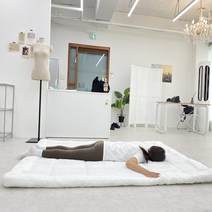 시원한 아이스 쿨 토퍼 매트 매트리스 여름 이불 패드 차박 캠핑, 핑크