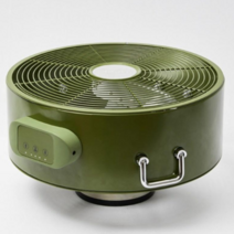 [Geek] 난로팬 캠핑 타프 실링팬 히터난방 난로 히텁팬, 01.카키, 1개