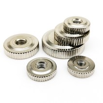 10pcs M3 M4 M5 M6 강철 조정 수평 널링 툴리스 3D 프린터 스프링 장착 가열 베드 용 썸 너트 핸드, 03 M5