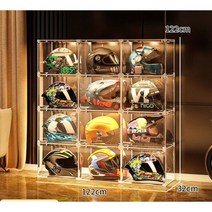 악세사리보관함 목걸이 귀걸이 주얼리 케이스 헬멧 모던 미니멀리스트 보관 랙 오토바이 모자 캐비닛 홈 디스플레이 박스 쉬운 조립 두꺼운 플라스틱 선반, 12Pack