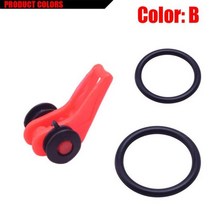 낚싯대 폴 키퍼 홀더 미끼 유지 미끼 낚싯대 걸쇠 락 래프팅 WD-117 로트당 10 개, navy blue