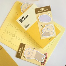 춘식이 포스트잇 점착메모지 귀여운 미니 다꾸 메모잇, 롱