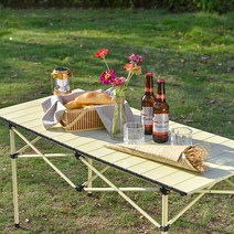 초경량 알루미늄 감성 캠핑 알로이 롤 접이식 테이블 40~120cm, 120cm