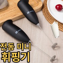 미니핸드믹서 전동 우유 거품기 계란 머랭 휘핑기 라떼 베이킹 빵만들기 홈베이킹, 1개