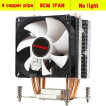 CPU 컴퓨터쿨러 쿨링팬 인텔 가성비 기본순수 구리 히트 파이프 쿨러 핀 음소거 팬 컴퓨터 프로세서 마더, 07 1FAN_02 4 PIN
