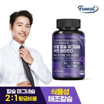 퍼니트 뼈건강 리얼 칼슘 마그네슘 아연 비타민D 90정 3개월분, 기타