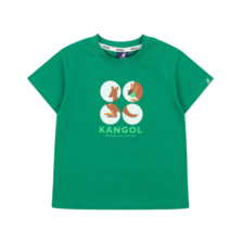 토라스포츠 캉골 키즈 어린이 옷 반팔티 서클 로고 포인트 티셔츠 PB 0407 그린