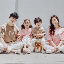 몽피마피 해피데이 패밀리룩 가족티 반팔 20B07