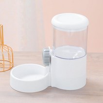 강아지 자동 급식 대형견 자동 사료 강아지 매달기 물먹이기 먹이주기 고양이 자동 식량그릇, 01 XS-초소형, 04 게양식기1