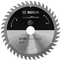 보쉬 충전공구용 Standard 목재용 원형 톱날 140mm, 02. 140×20×42T (2608837672), 1개