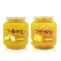 견과공장 겨울향기 프리미엄 햇과일청 2종 세트 견과공장 겨울향기 프리미엄 햇과일청 2종 세트 유자청 1kg + 한라봉청 950g1kg + 한라봉청 950g, 3세트